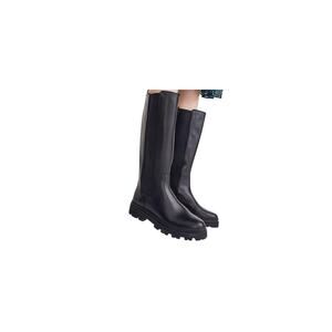 Madewell Tall Lugsole Pull-On Boots NIB Black Leather Size 6